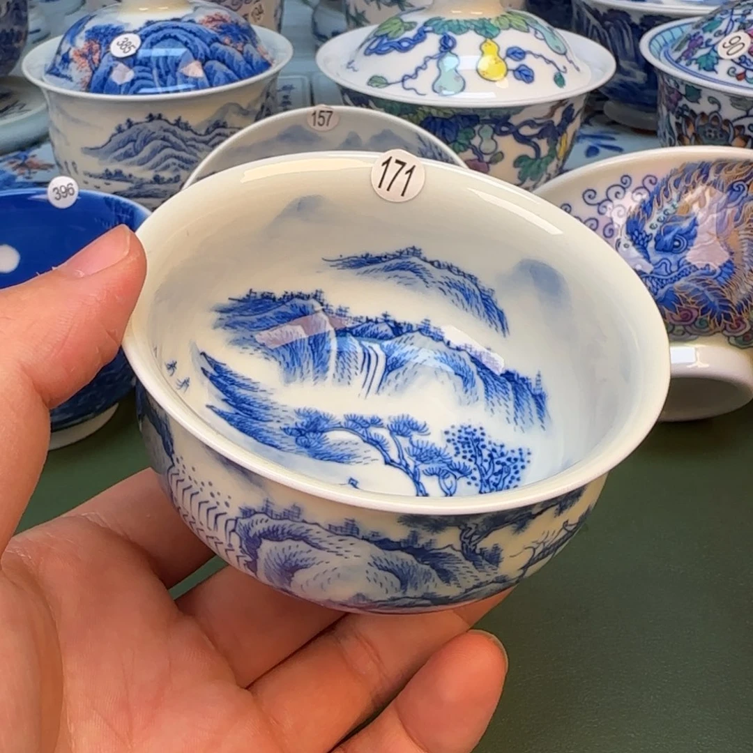 彦祖纯手工手绘茶具171