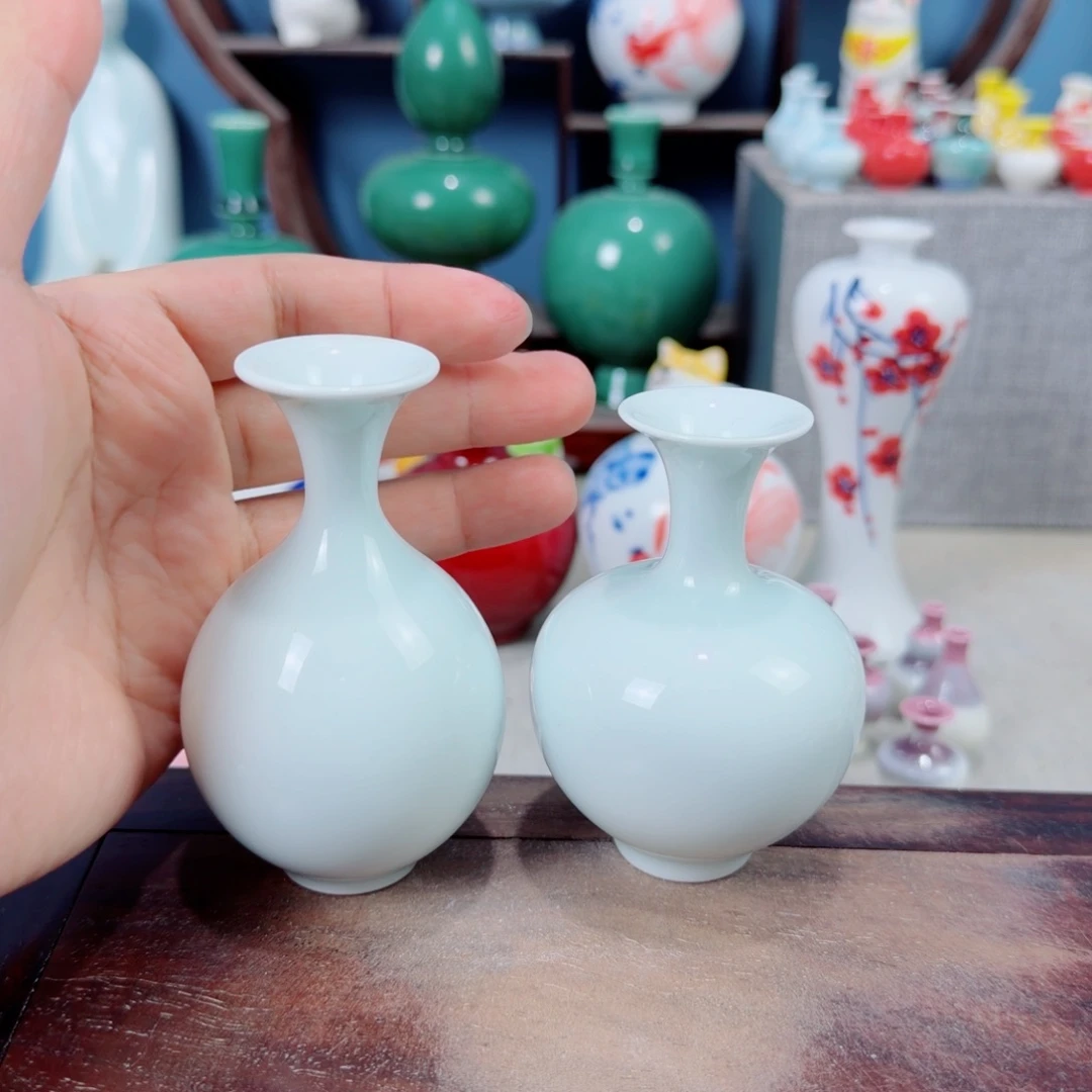 陶瓷手工小花器摆件