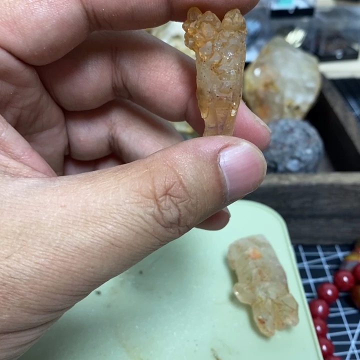 水晶水晶柱未镶嵌