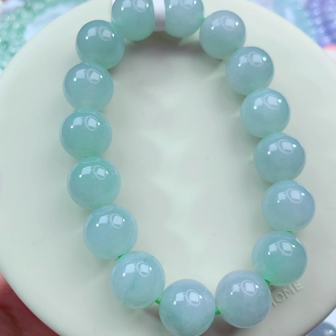 翡翠未镶嵌手链卡13.2