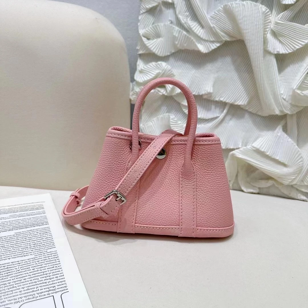 E041-060 时尚经典优雅通勤风真皮手提单肩斜挎包