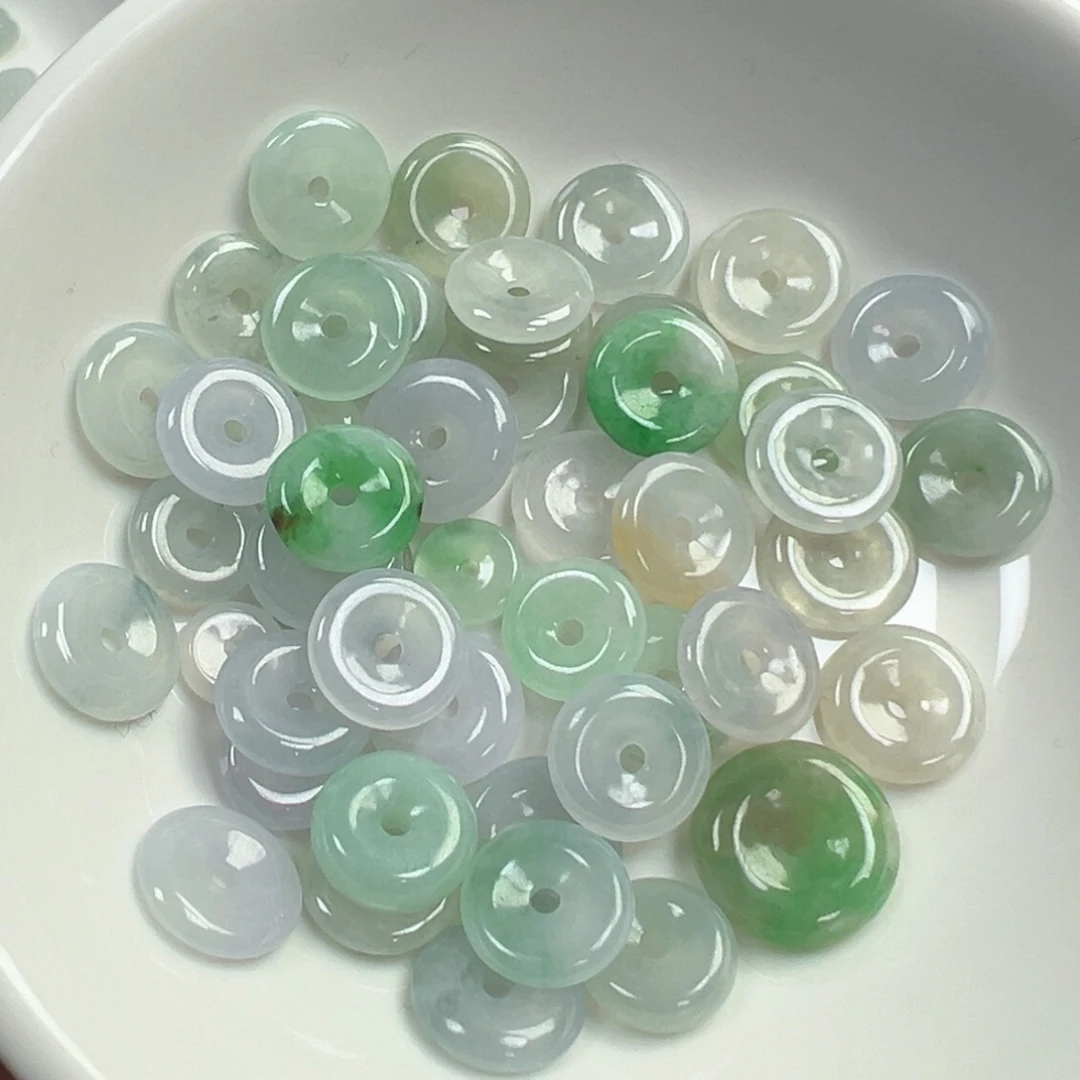 翡翠散珠翡翠平安扣一个可挑