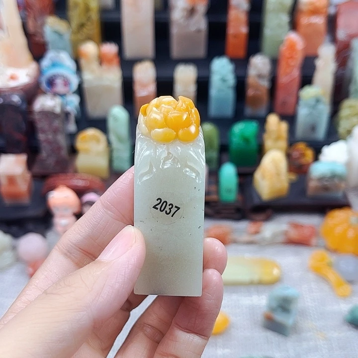寿山石印石2037包邮包刻