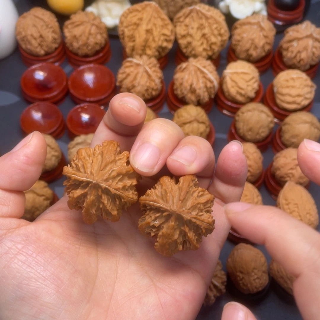 文玩核桃把件我***了