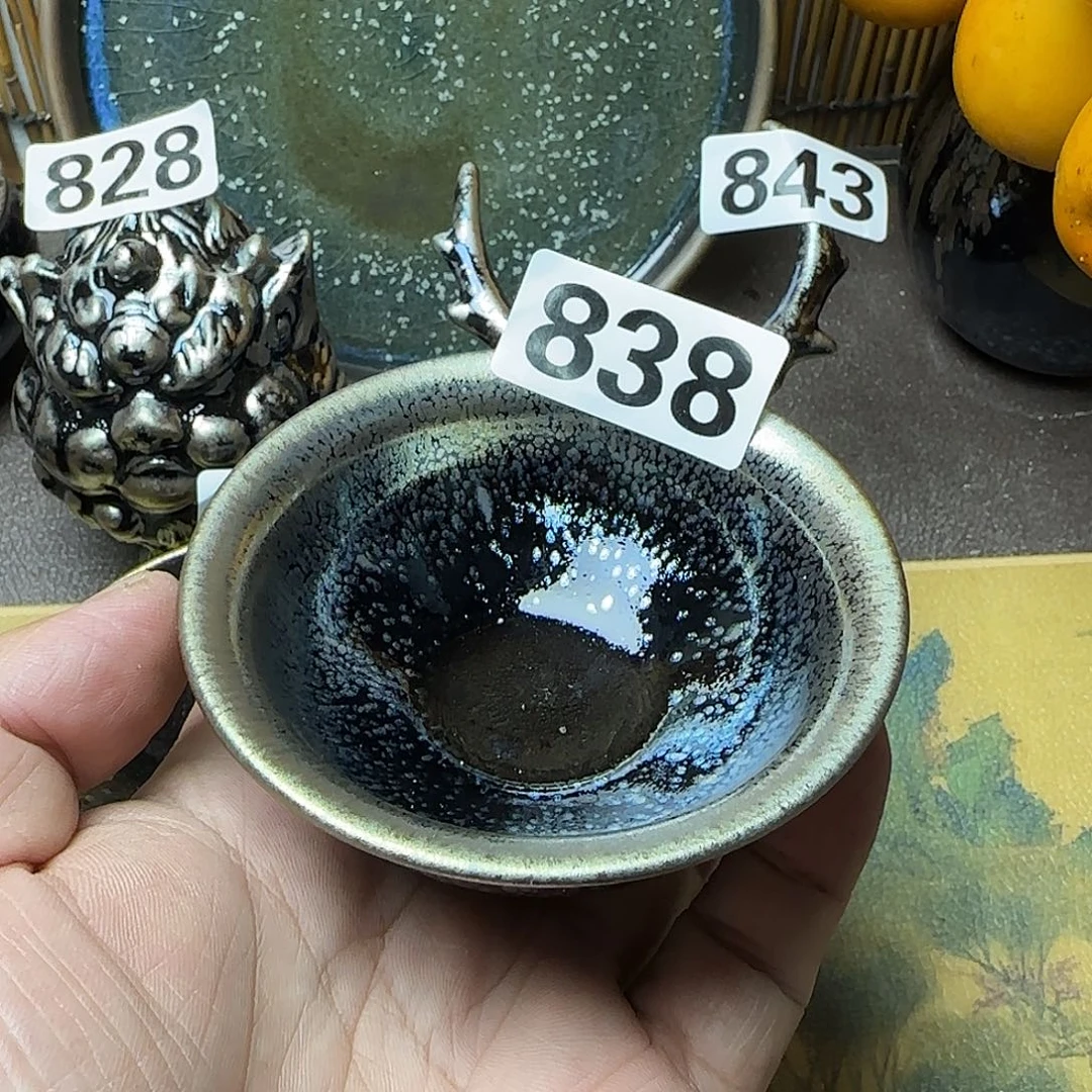 茶盏建盏杯主人杯龙窑柴烧