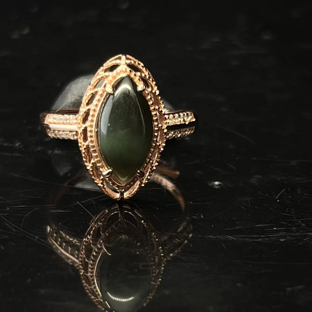 A1328 和田玉戒指 YY432010