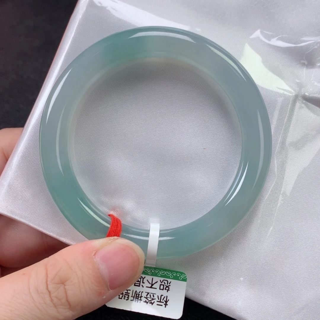 未镶嵌手镯翡翠缅甸天然翡翠手镯55