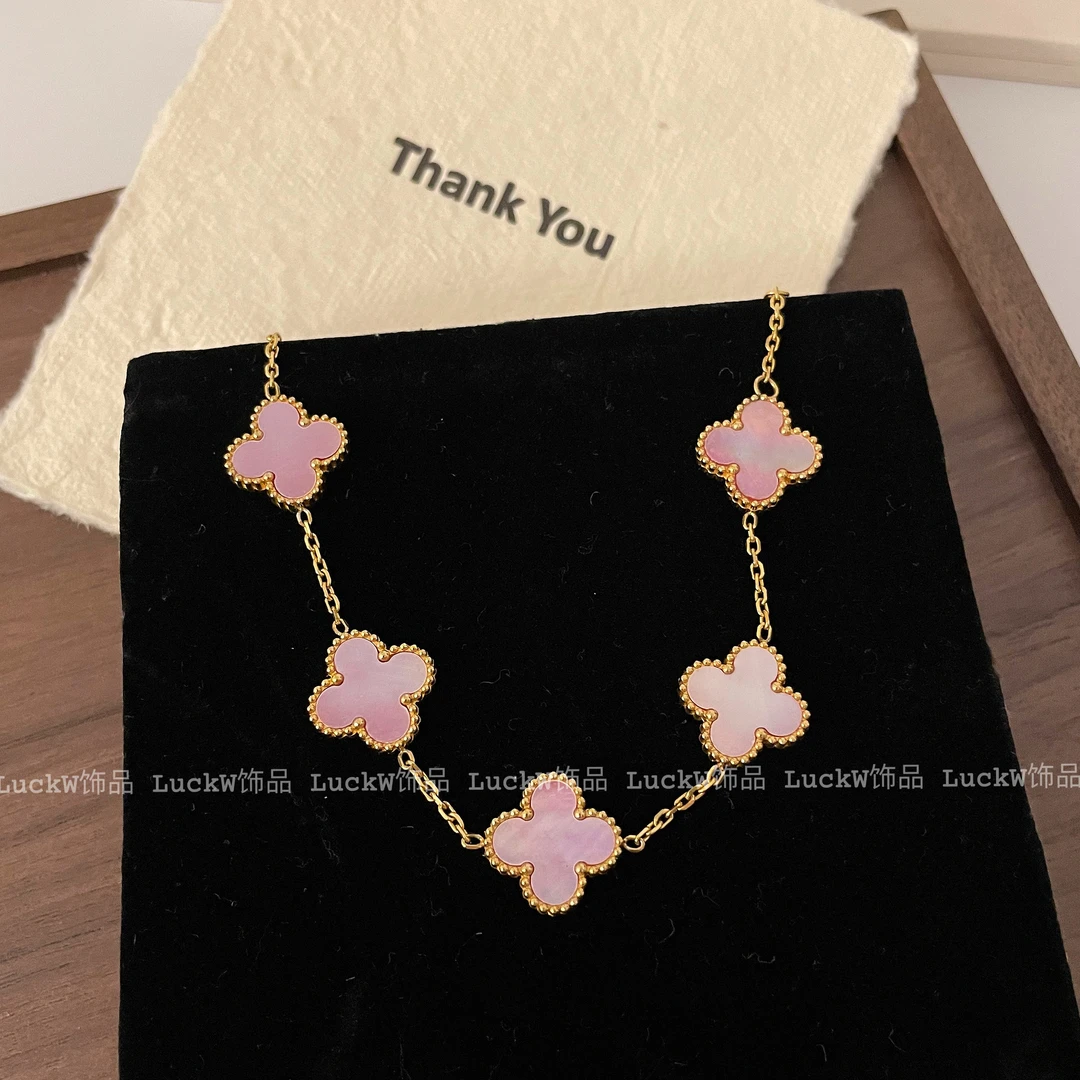 钛钢手链 气质百搭小众简约精致幸运草彩色轻奢时尚显白手链女