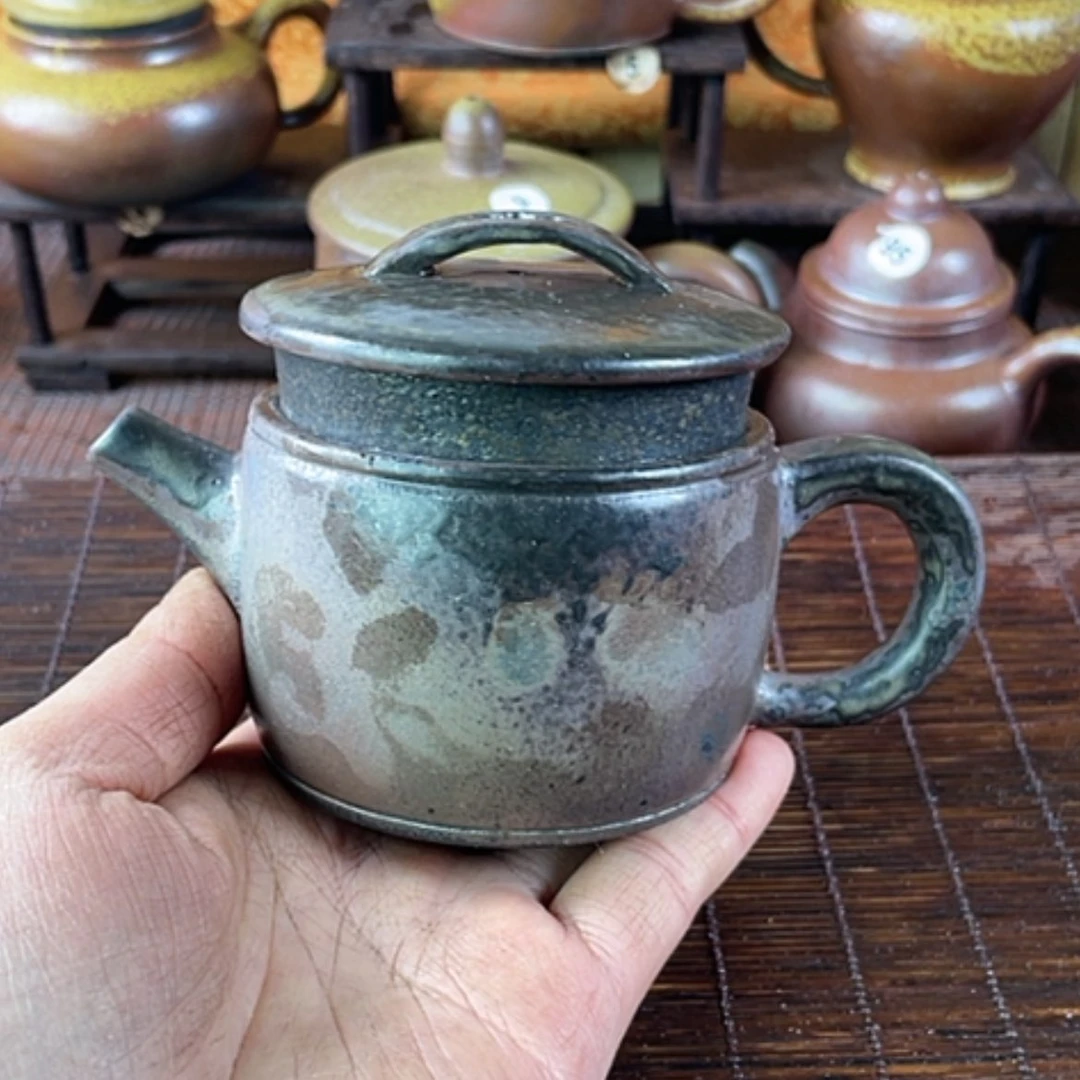【闪购商品】老*人柴烧茶壶180毫升左右