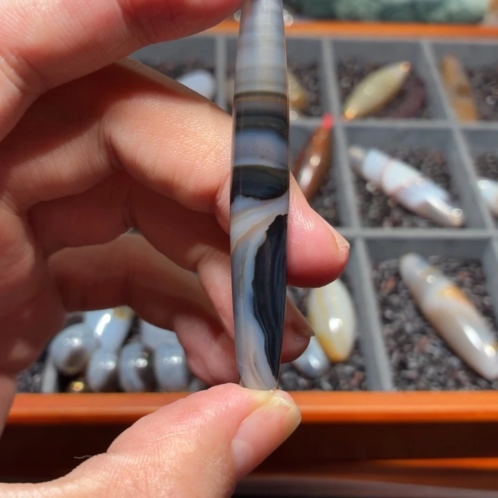 玛瑙/玉髓散珠_HEIMORI 天然天珠