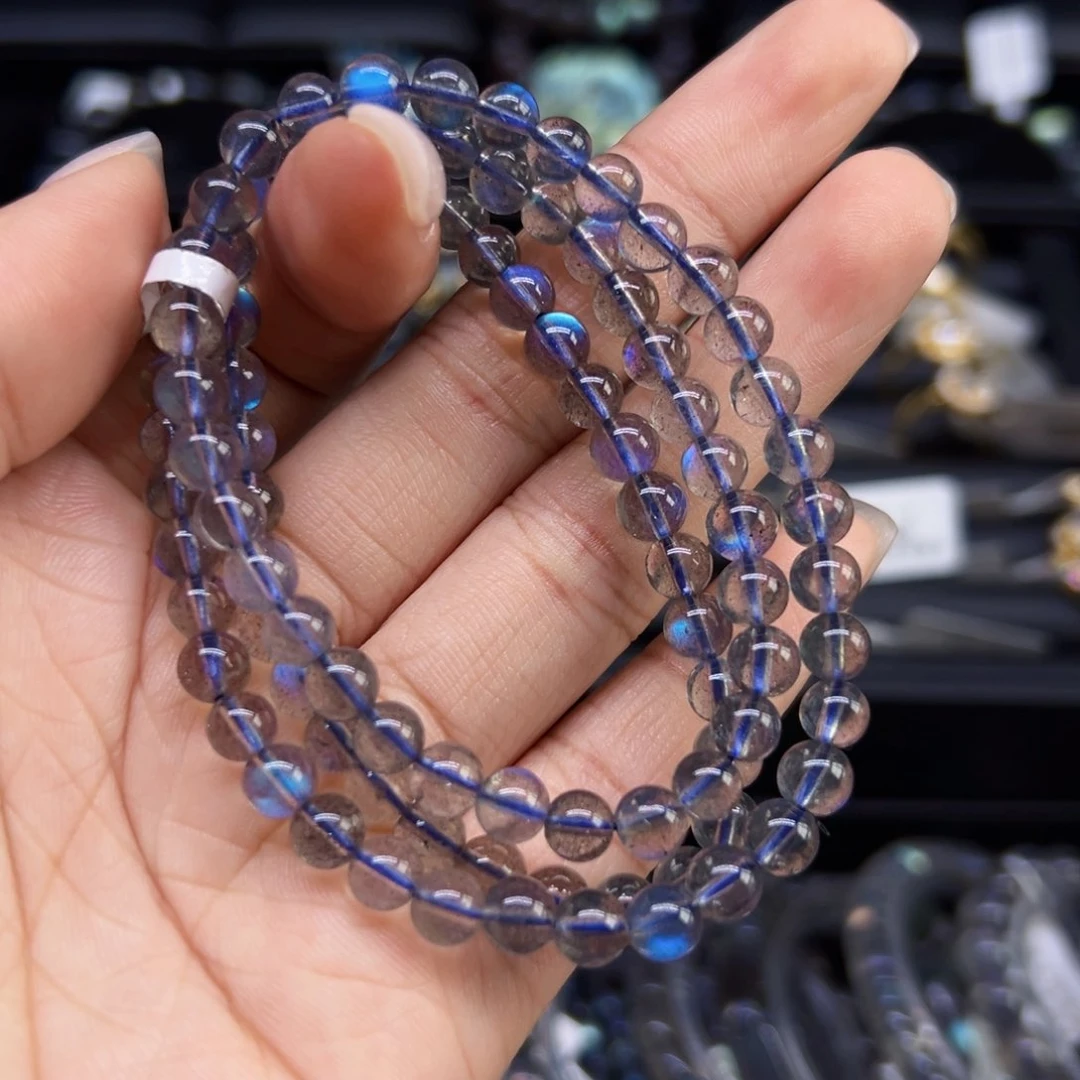 未镶嵌手串长石5.6m左右