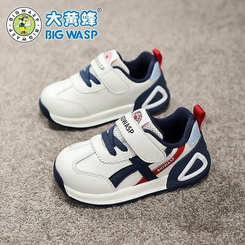 大黄蜂春秋季新款男宝宝鞋子学步鞋儿童鞋运动小童防滑软底机能鞋