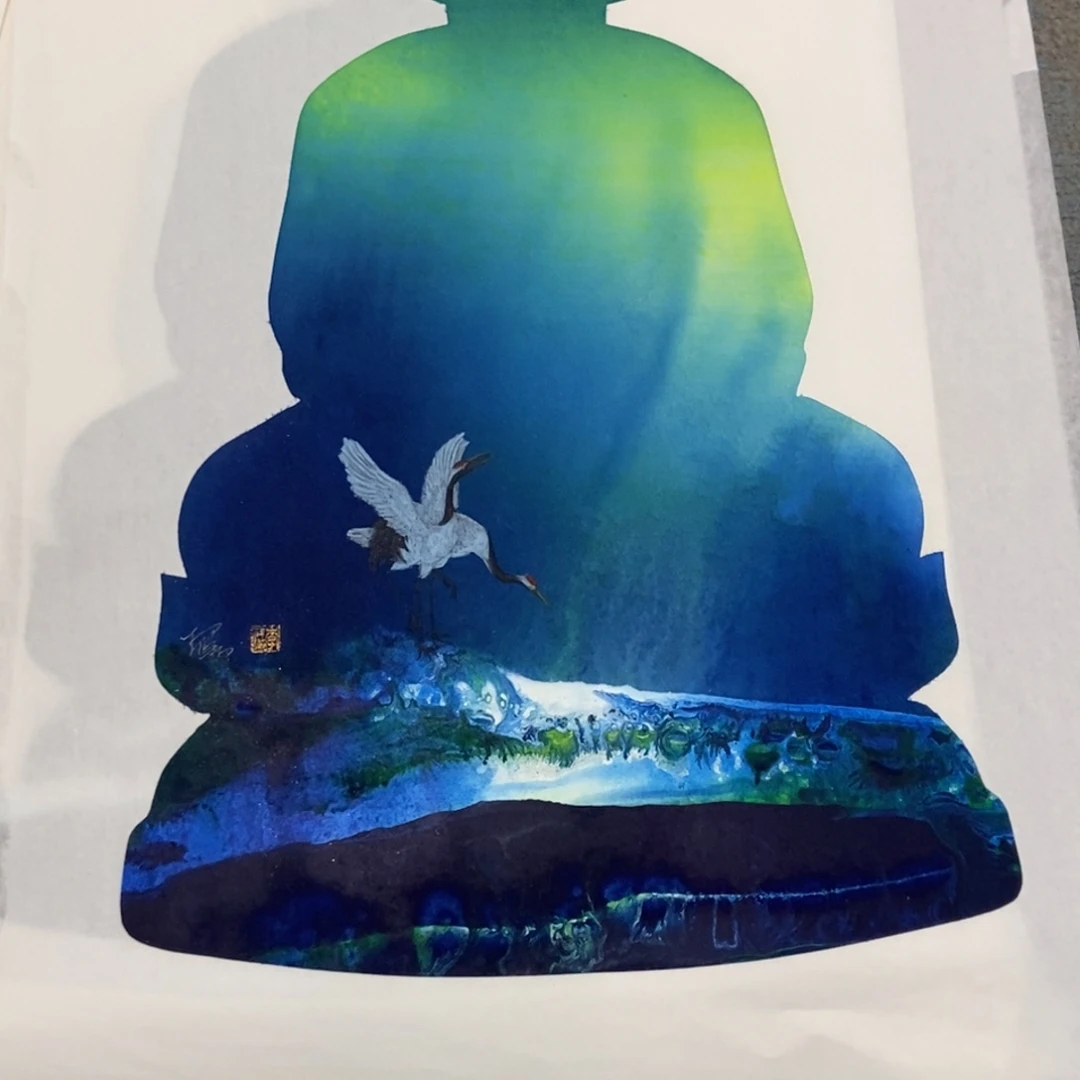 龙***爷国画墨鱼精品墨鱼精品