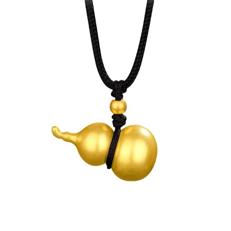 铜合金吊坠 铜合金吊坠/磨砂实心精美葫芦百搭项坠