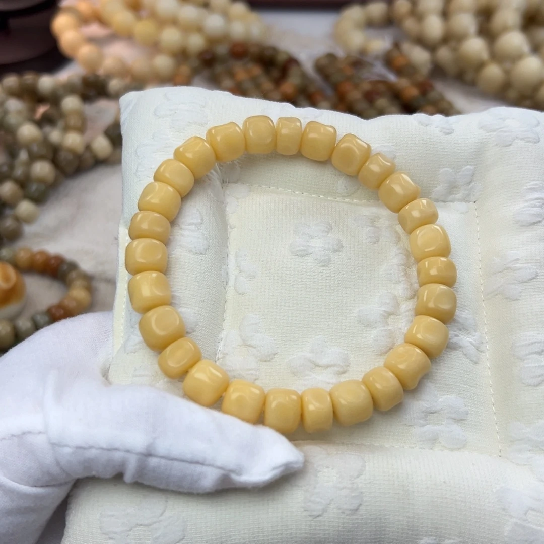 菩提根/象牙果吊坠11干磨驼骨树王深一点奶黄顺色发一条