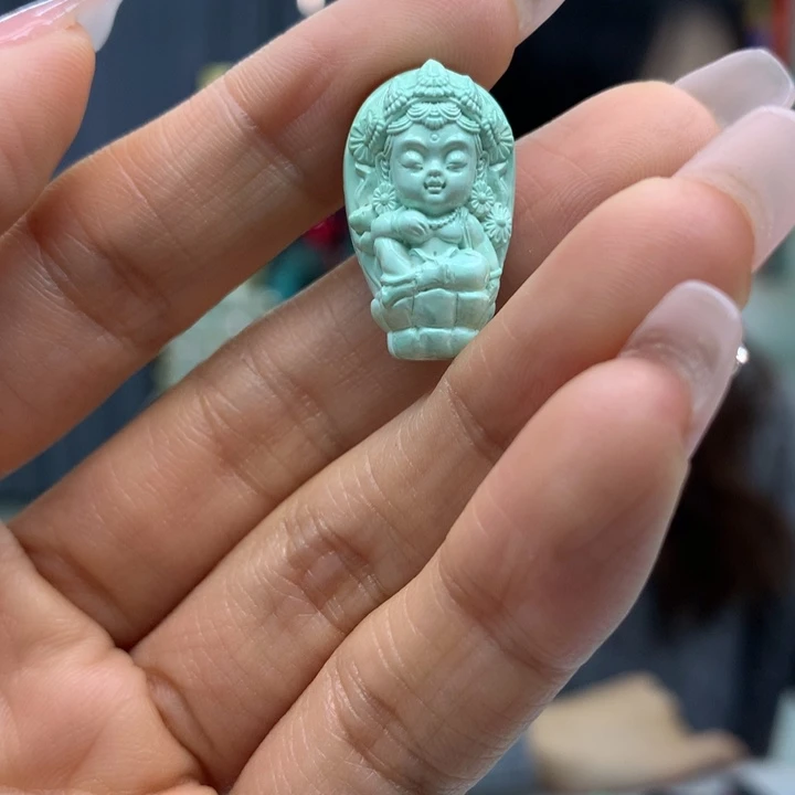 绿松石未镶嵌配饰