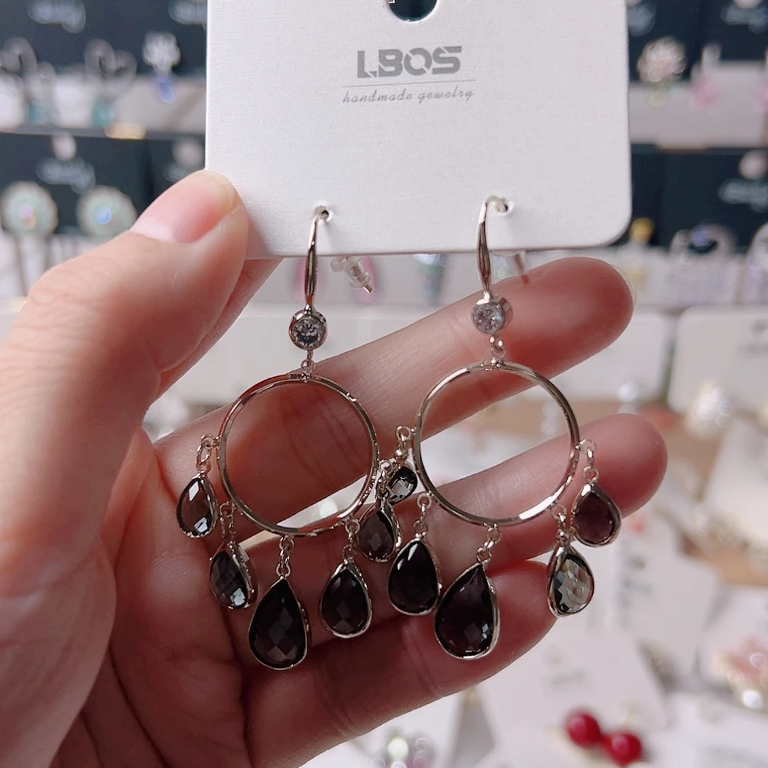 锆石纯铜合金耳环的