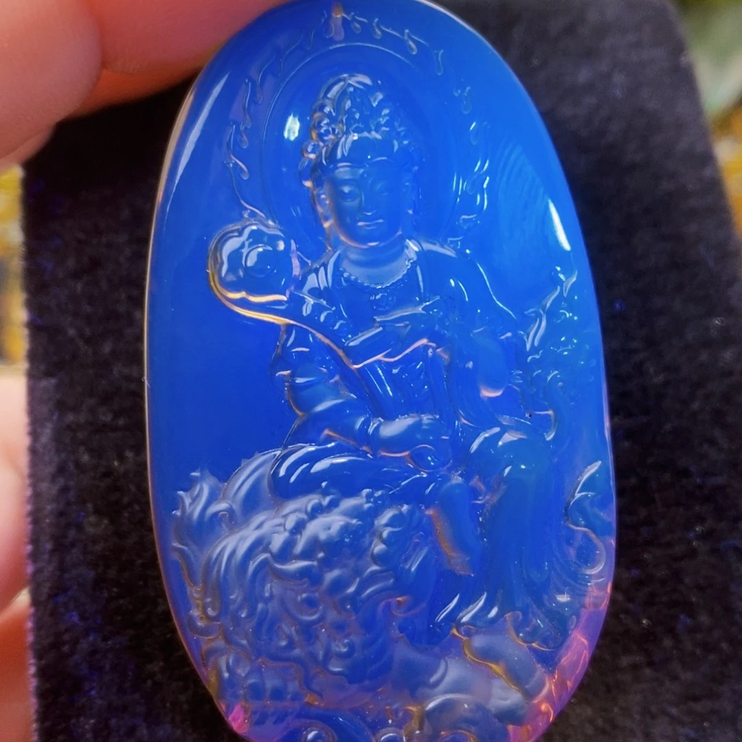 【闪购商品】蓝珀吊坠(不含链)未镶嵌