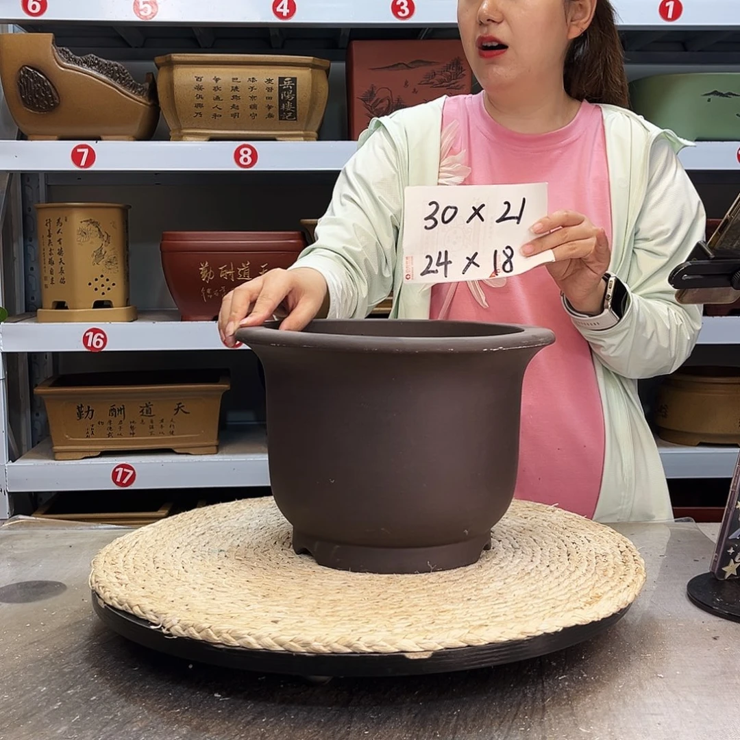 紫砂花盆紫砂花盆