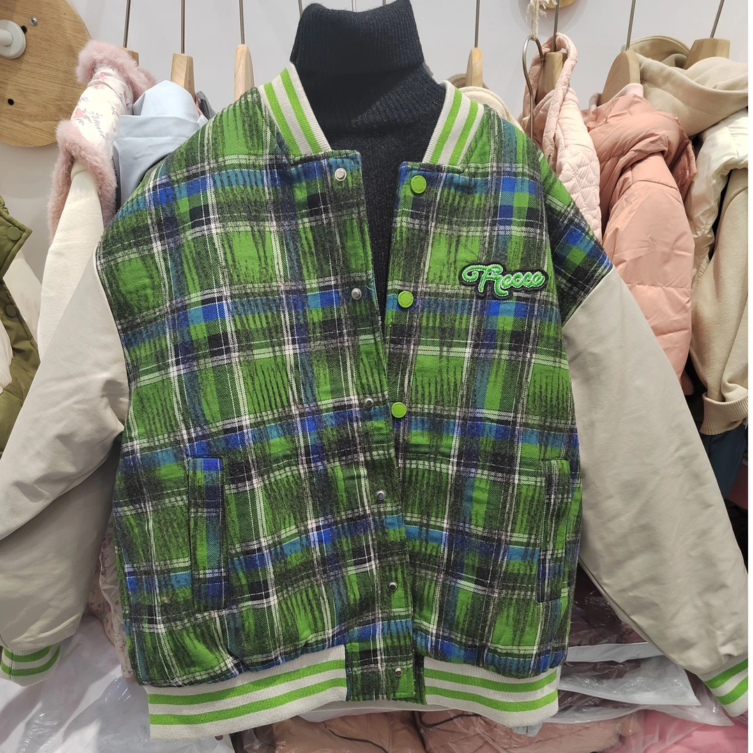 外套冬季儿童时尚外套童装加绒毛毛衣