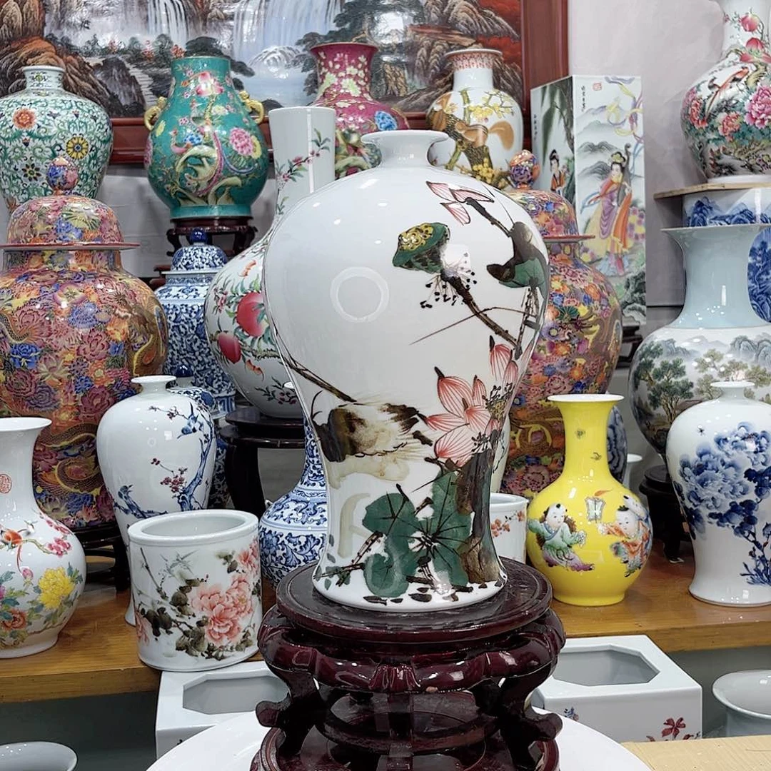 伴***山摆件景德镇的陶瓷