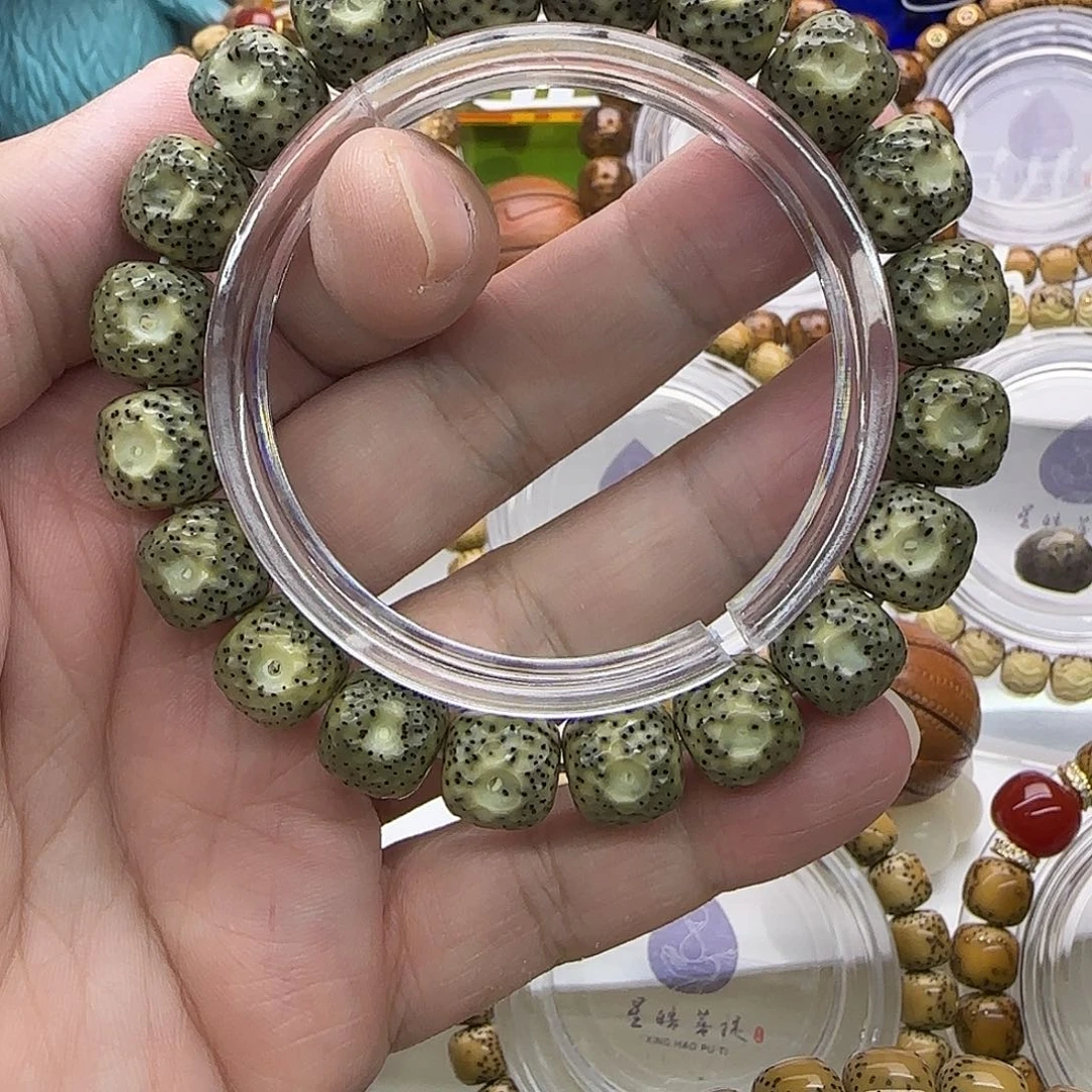 星月菩提手串12*11天目龙鳞