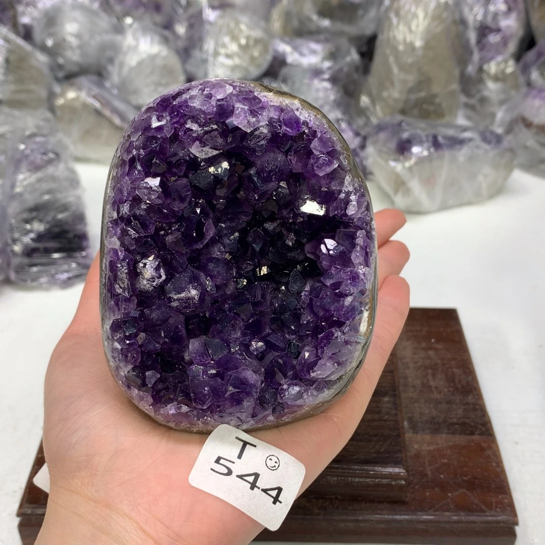 紫晶摆件未镶嵌水晶