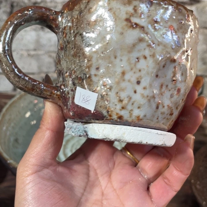 浪鬼柴烧 釉绘柴烧h****g咖啡杯