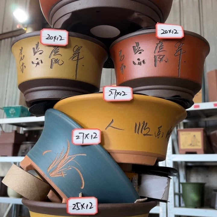 紫砂花盆        100-6