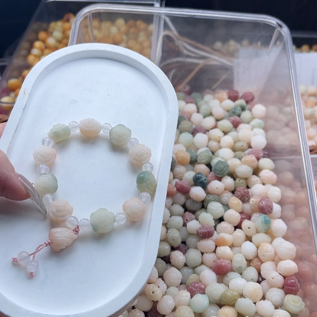 白玉菩提吊坠z福利12mm/30颗