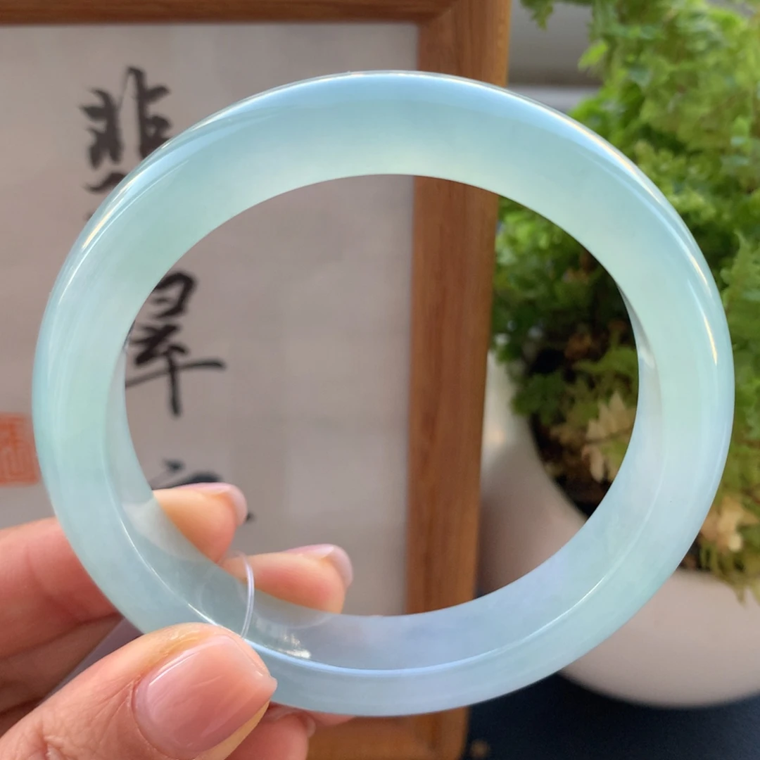 翡翠未镶嵌手镯翡翠手镯56