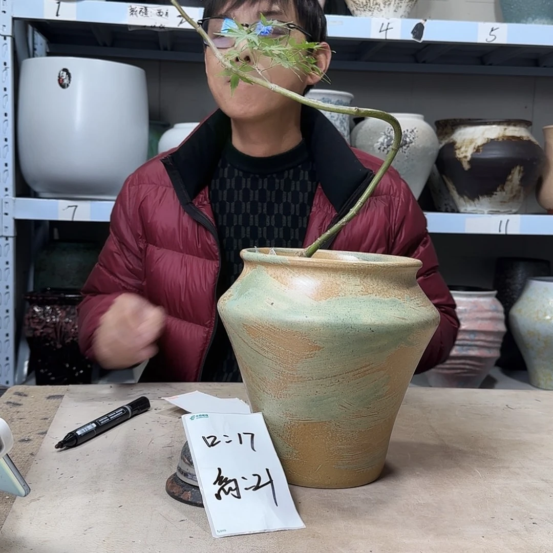 紫砂花盆尺寸17@21