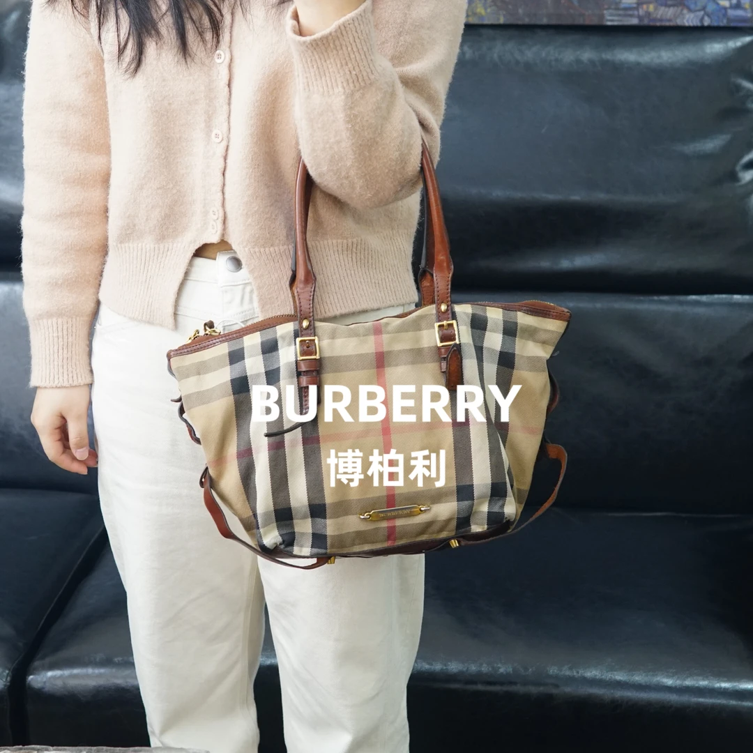 95新 BURBERRY/博柏利 巴宝莉 格纹单肩包/FYXS02522026/2026