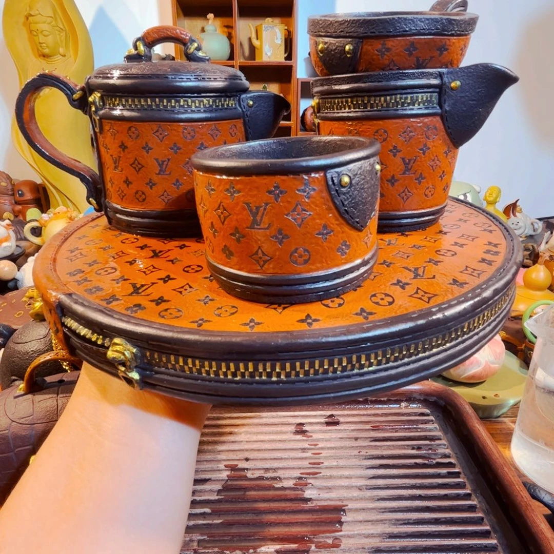 梦***溪紫砂茶叶盒纯手工制作过程就是