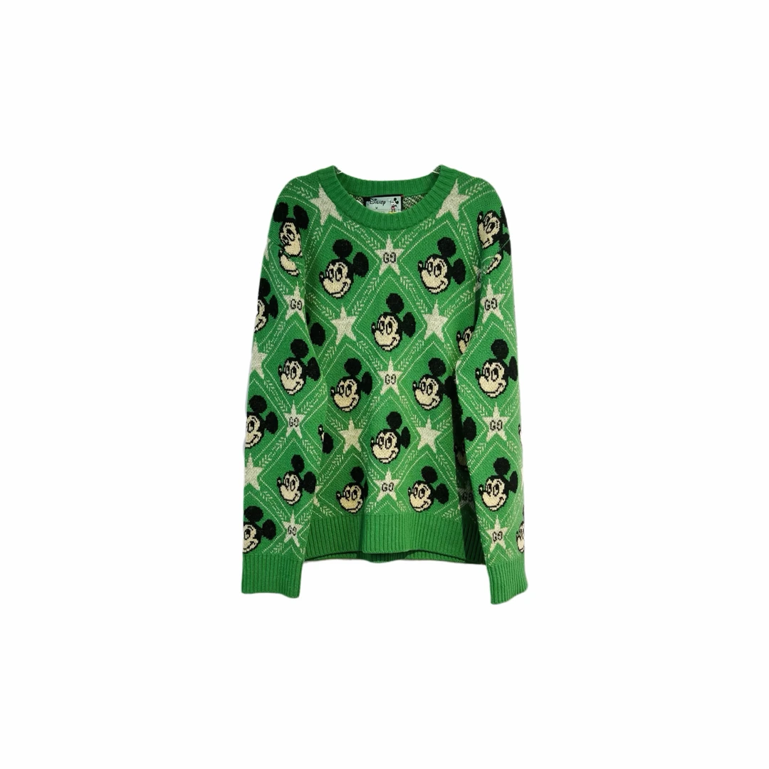99新 GUCCI/古驰 012930 迪斯尼联名满印毛衣 M码