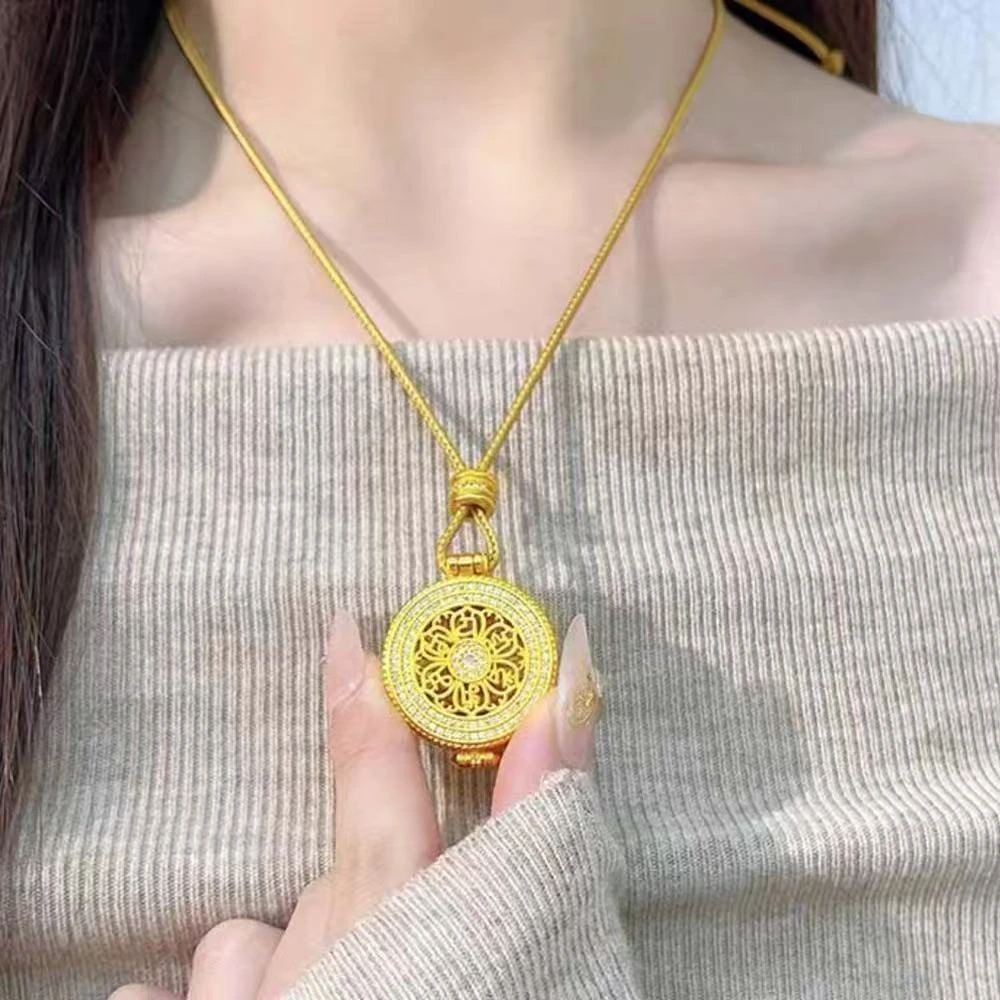 铜合金琉璃吊坠 J70-镂空八宝罗盘吊坠-[HZ]J330370