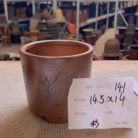 紫砂花盆紫紫砂盆