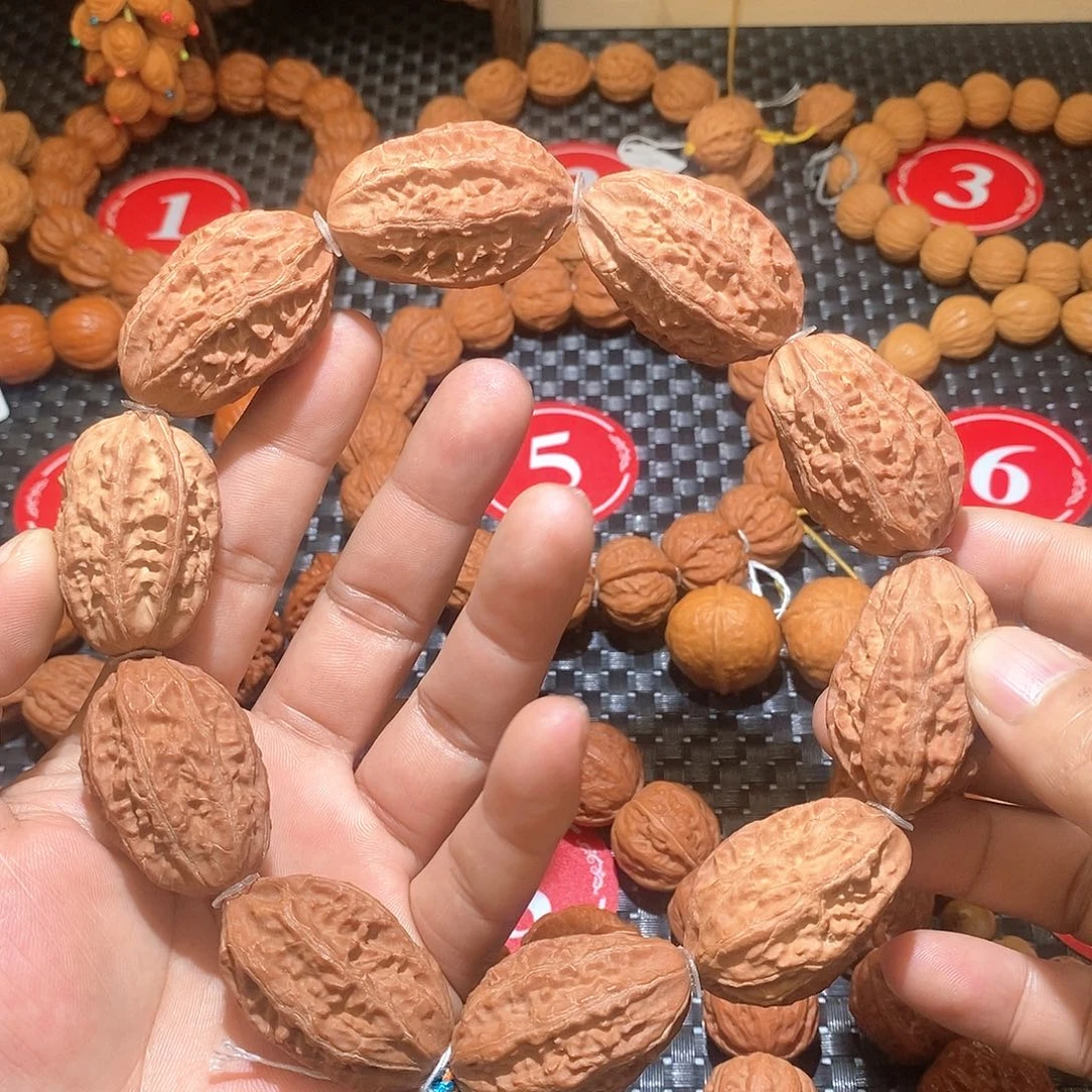 文玩核桃吊坠柳叶手持手串