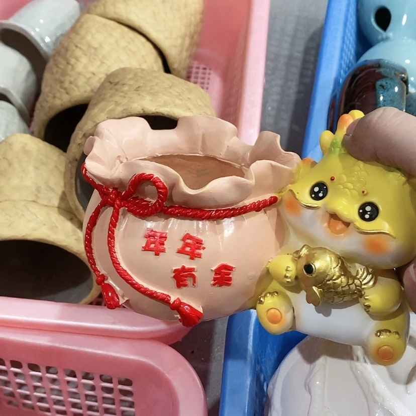 【闪购商品】红陶陶瓷花盆,多肉花盆