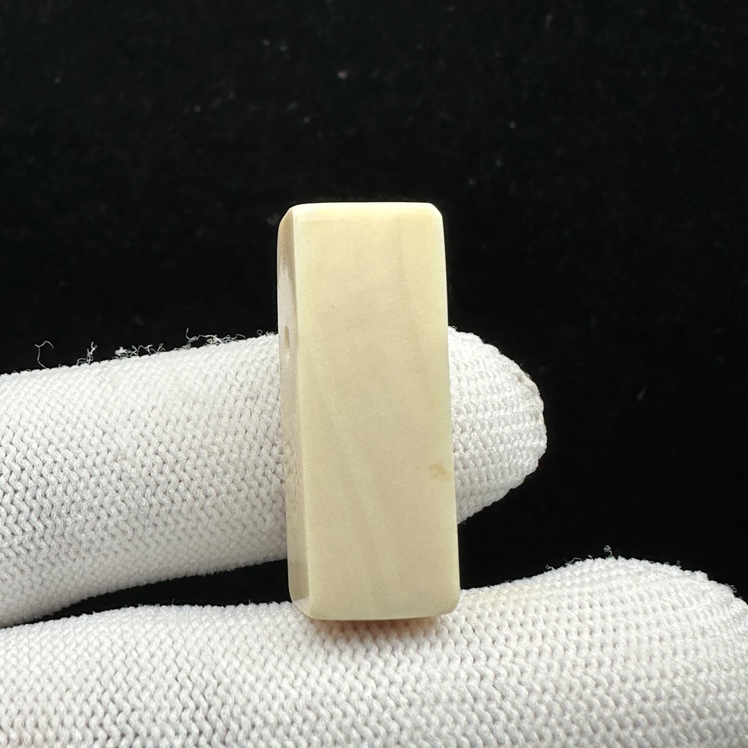 S7257天然猛犸牙一字三通10x28x9mm支持鉴定 假一罚四