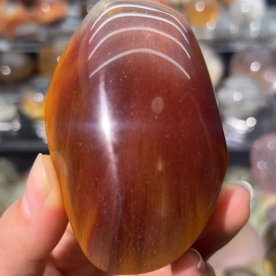 珠宝半成品水晶未镶嵌巴西凤凰兔毛