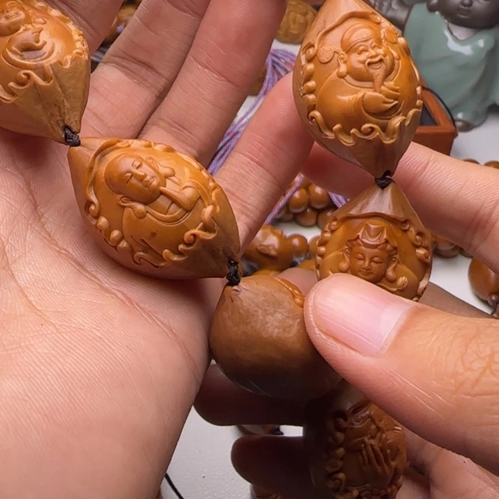 橄榄核手串/手链比****卜橄榄核串珠