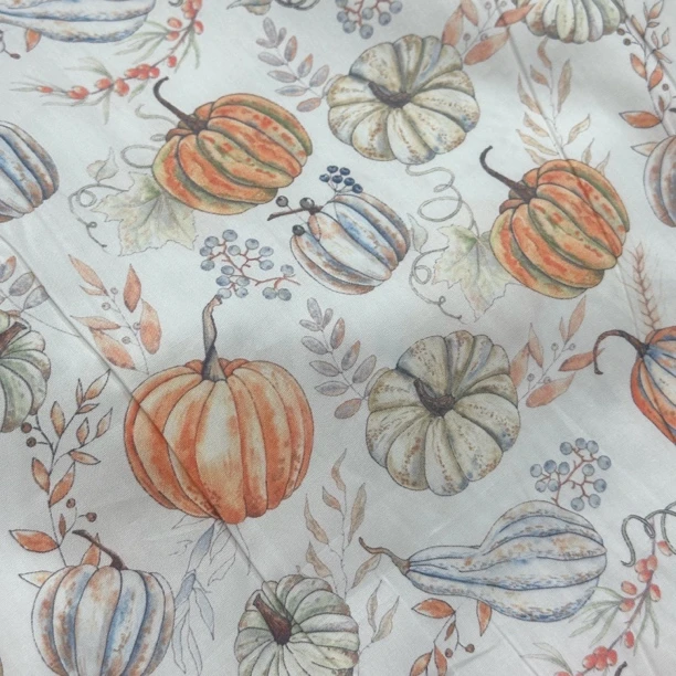 H1806 棉布50支数码印花平纹棉可做床品，幅宽160cm，拍一件是一米