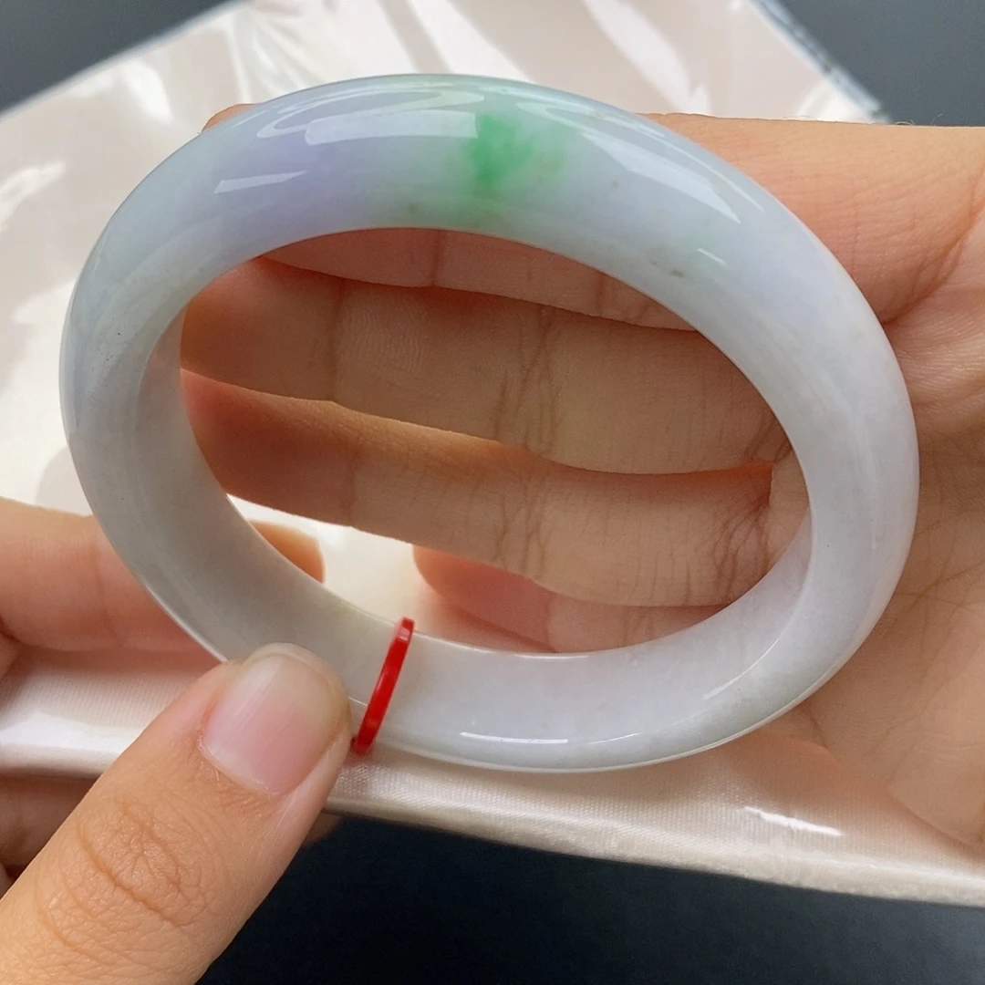 翡翠未镶嵌手镯5859正圈