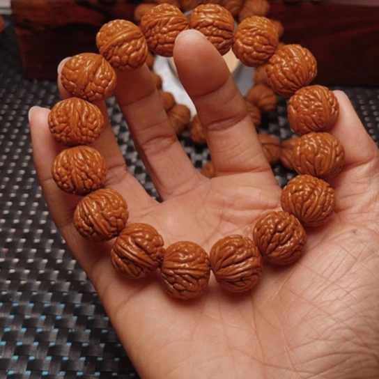 桃核手串龙纹桃核