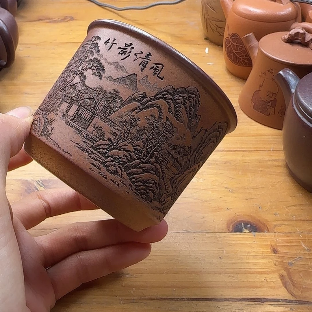 紫砂茶壶民间手艺人全手工制作