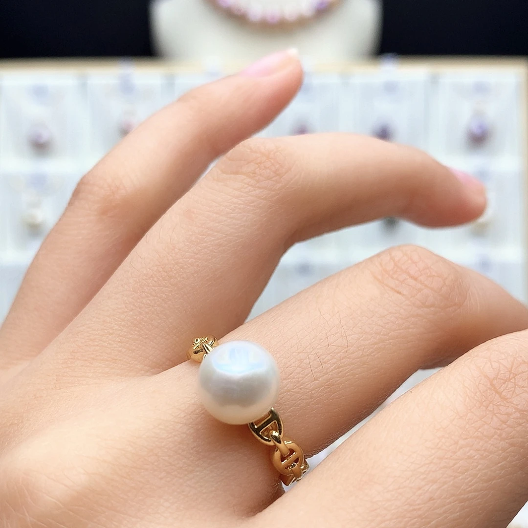 颈饰淡水珍珠合金