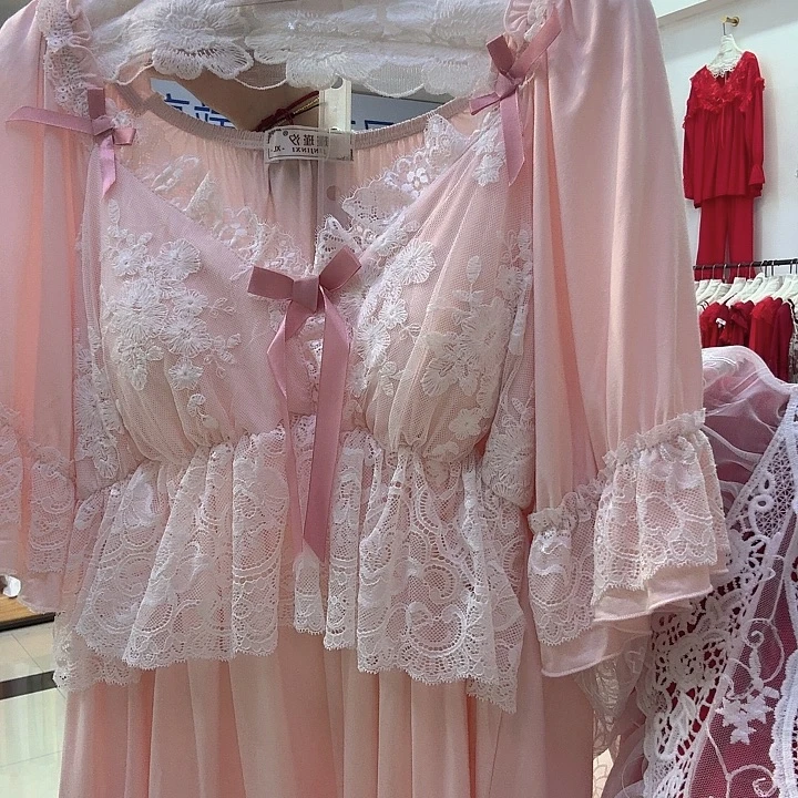 三醋酯纤维宫廷款两件套