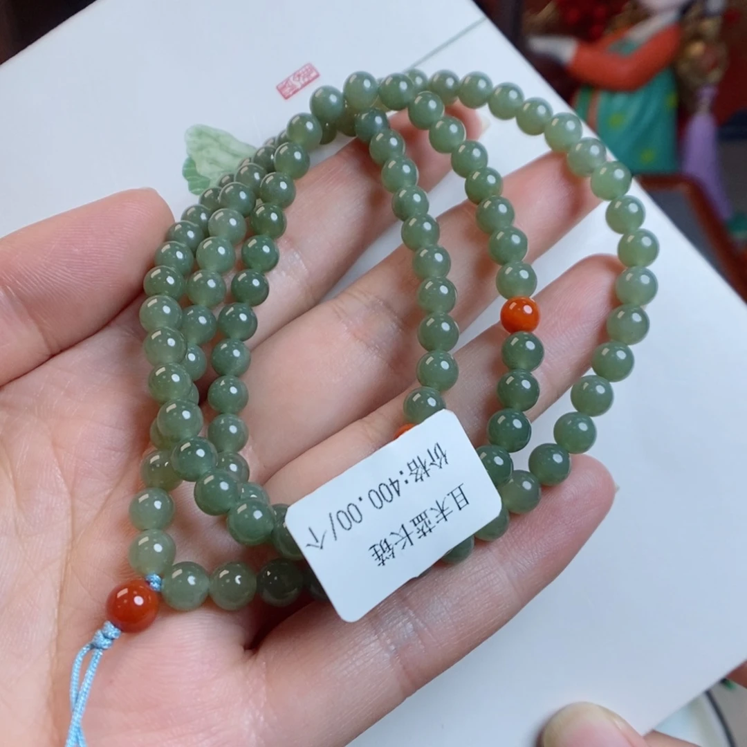 和田玉颈饰未镶嵌6