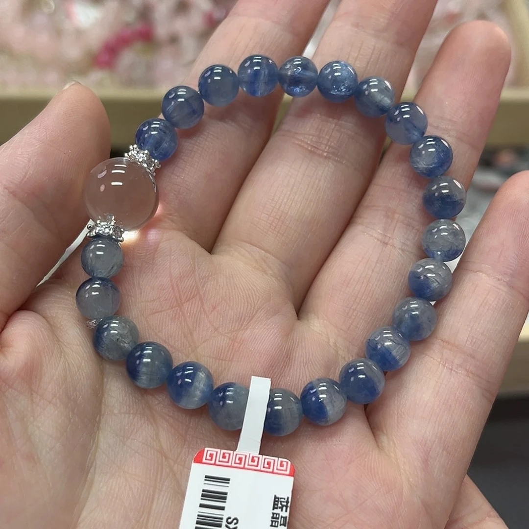 水晶手链未镶嵌蓝晶石